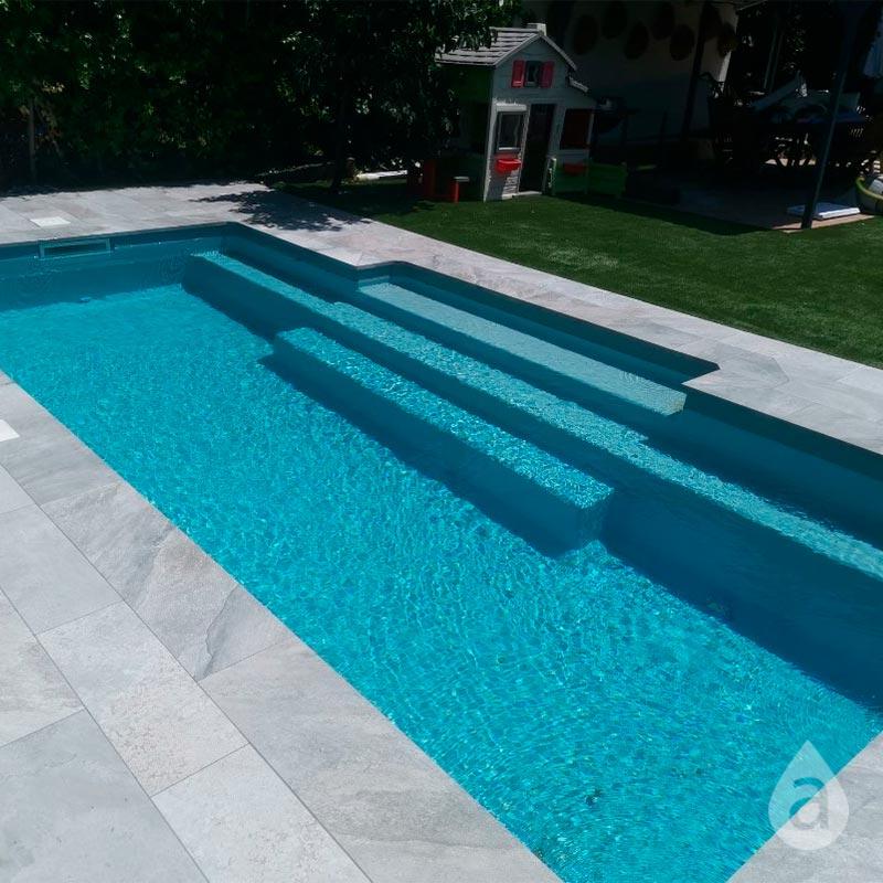 Instalación de piscinas de poliéster Instalación de piscinas de poliéster